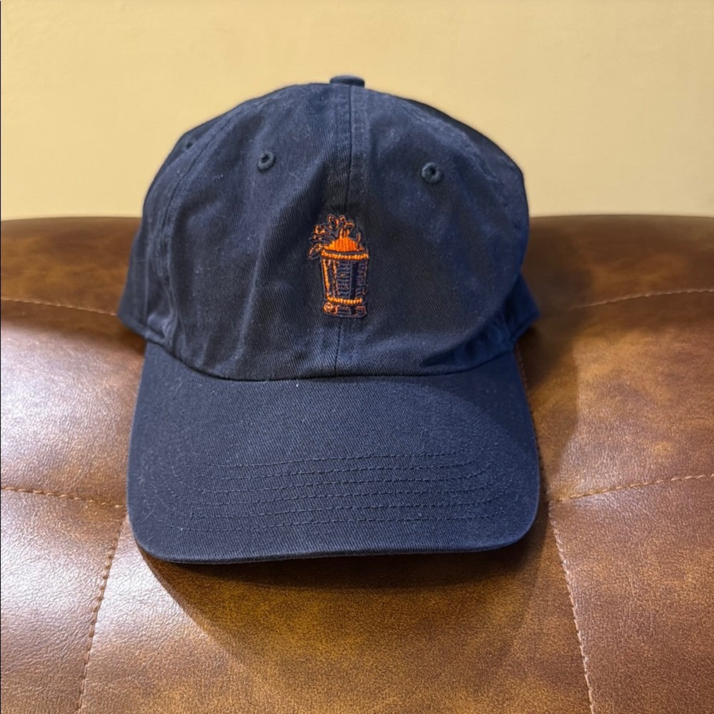 Navy Blue Cap with Orange Cocktail Logo